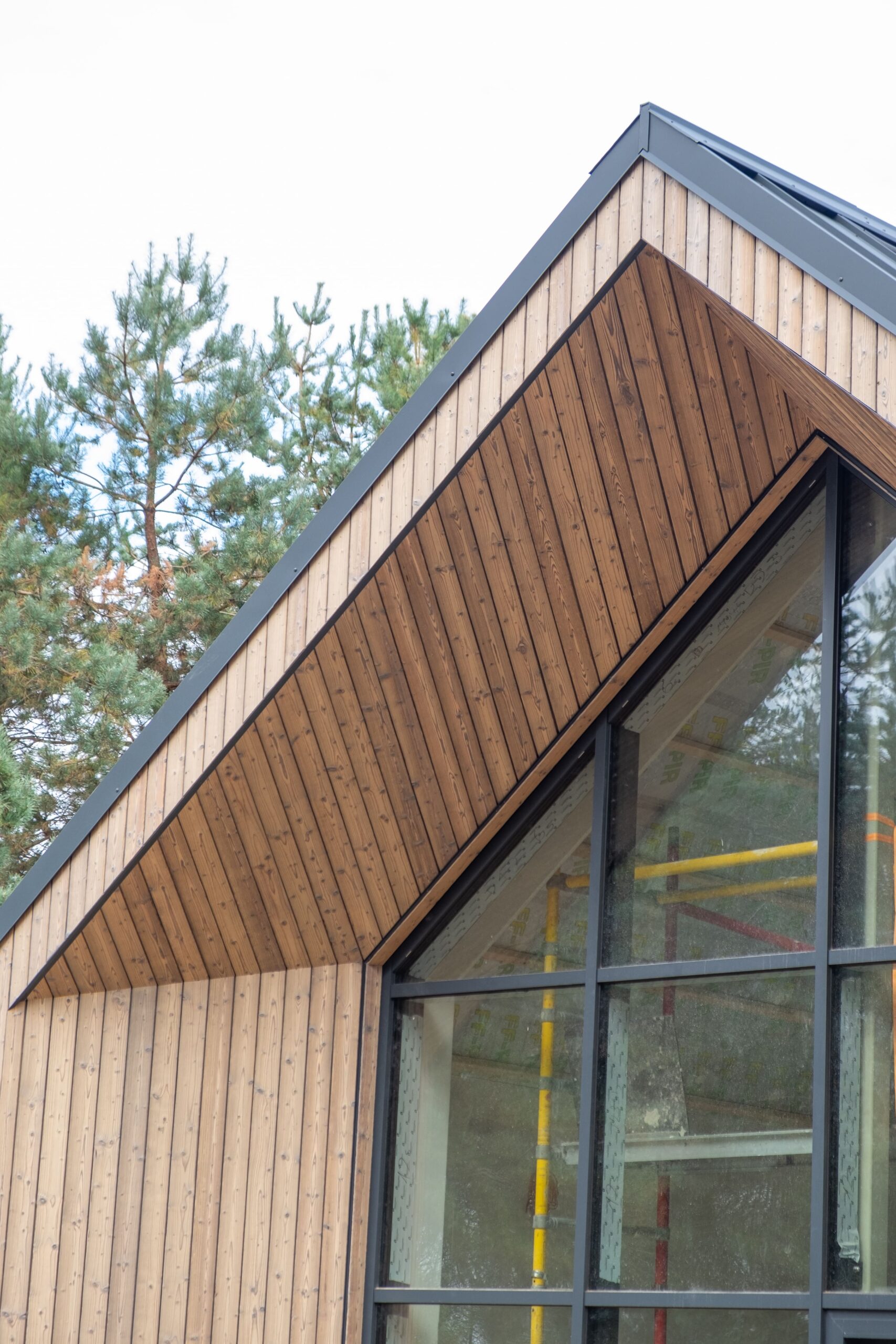 Charred wood cladding, color Medeksa Sand