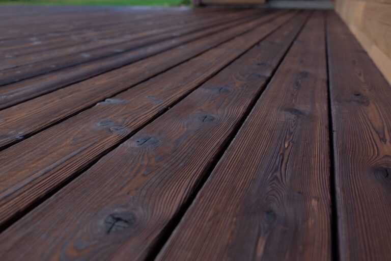 burnt wood for terrace