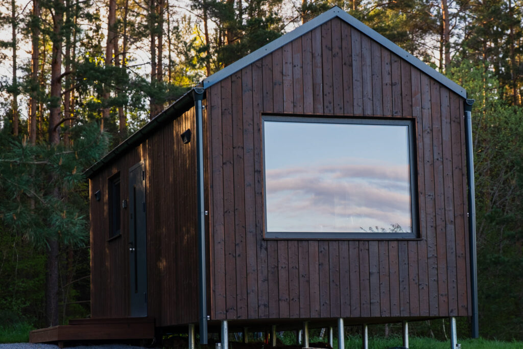 Charred wood facade Medeksa Dusk