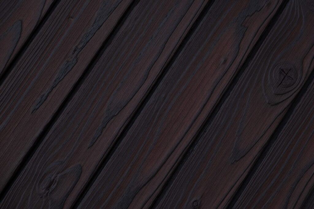 charred larch cladding medeksa dusk