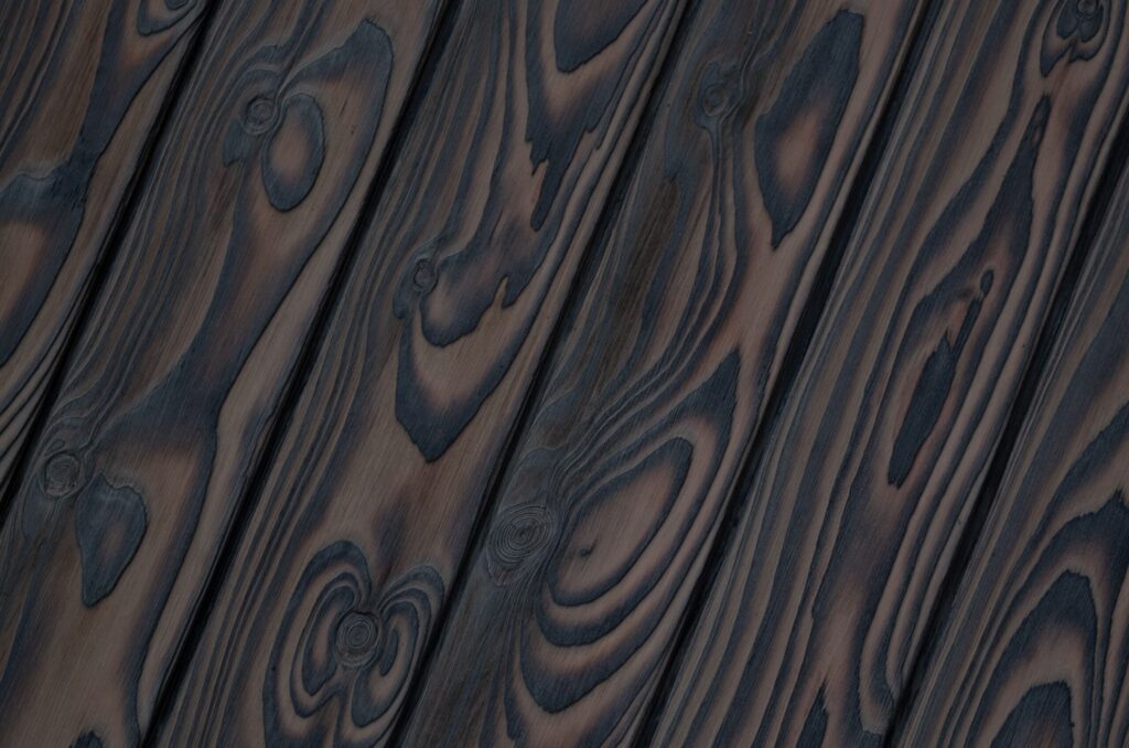 charred wood cladding medeksa sand